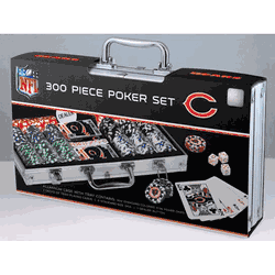 Chicago Bears NFL 300pc Poker Set