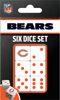 Chicago Bears NFL Dice Set