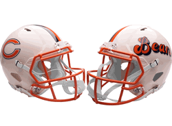 Chicago Bears NFL Full Size Replica Speed Football Helmet RETRO