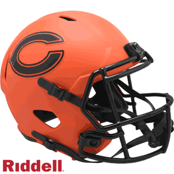 Chicago Bears NFL Helmet Riddell Replica Full Size Speed Style Rave Alternate RAVE