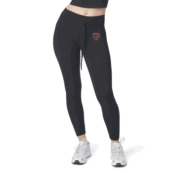 Chicago Bears NFL Kadi 2x2 Ribbed Legging Black XXL