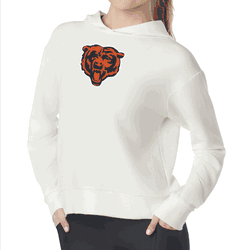 Chicago Bears NFL Kadi Waffle Hoodie Coconut Cream XL