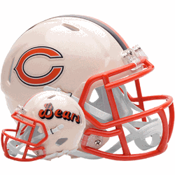 Chicago Bears NFL Mini Speed Football Helmet RETRO