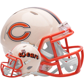 Chicago Bears NFL Mini Speed Football Helmet RETRO