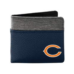 Chicago Bears Pebble BiFold Wallet NAVY