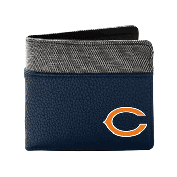 Chicago Bears Pebble BiFold Wallet NAVY