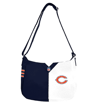 Chicago Bears Pebble Split Hobo Shoulder Bag