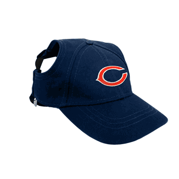 Chicago Bears Pet Baseball Hat Small