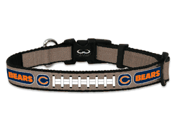 Chicago Bears Pet Collar Reflective Football Size Toy