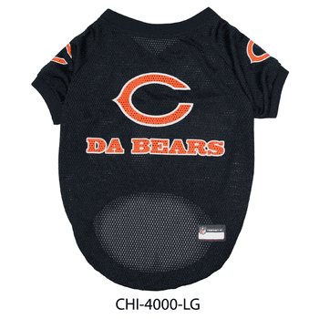 Chicago Bears Pet Raglan Jersey Large
