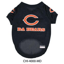 Chicago Bears Pet Raglan Jersey - Medium