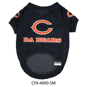 Chicago Bears Pet Raglan Jersey Small