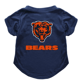 Chicago Bears Pet T-Shirt Extra Small