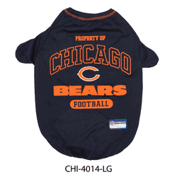 Chicago Bears Pet Tee Shirt Large