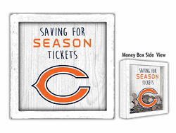 Chicago Bears Saving for Tickets Money Box