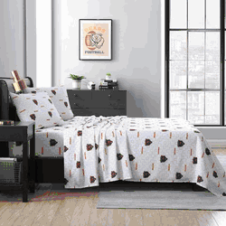 Chicago Bears Scatter Bedding Sheet Set Queen