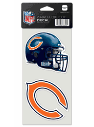 Chicago Bears Set of 2 Die Cut Decals