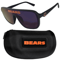 Chicago Bears Shield Sunglasses with Case