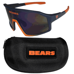 Chicago Bears Shield Sunglasses with Case