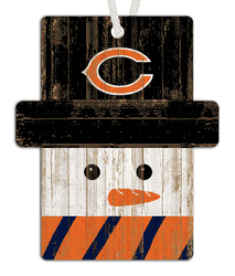 Chicago Bears Snowman Ornament