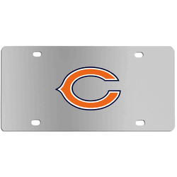 Chicago Bears Steel License Plate Wall Plaque