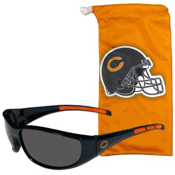 Chicago Bears Sunglass and Bag Set