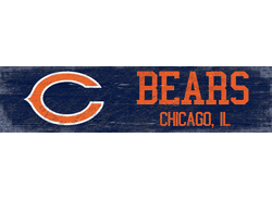 Chicago Bears Team Name Sign