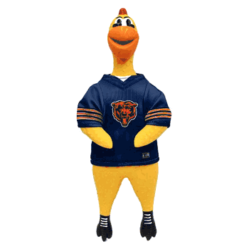 Chicago Bears Team Rubber Chicken Toy