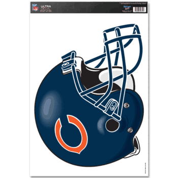 Chicago Bears Ultra Decal 11in x 17in - Helmet