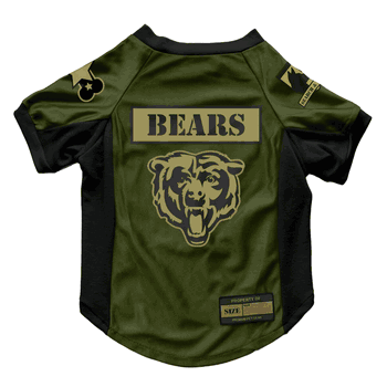 Chicago Bears Valor Pet Stretch Jersey - Large