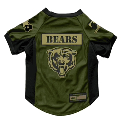 Chicago Bears Valor Pet Stretch Jersey - Small