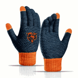 Chicago Bears Waffle Knit Glove