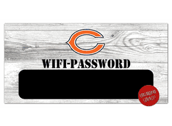 Chicago Bears Wifi Password 6x12 Sign