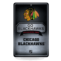 Chicago Blackhawks  11" x 17" Home Decor Sign