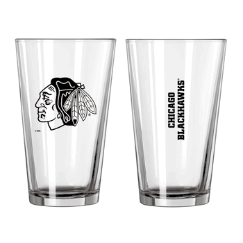 Chicago Blackhawks 16oz Gameday Pint Glass