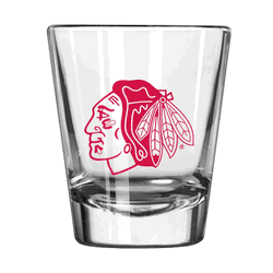 Chicago Blackhawks 2oz Gameday Shot Glass
