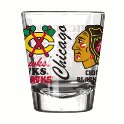 Chicago Blackhawks 2oz Spirit Shot Glass