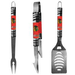Chicago Blackhawks 3 pc Tailgater BBQ Set