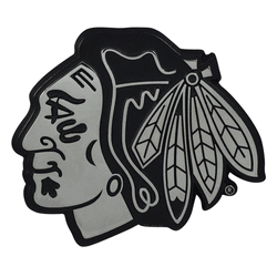 Chicago Blackhawks 3D Chrome Metal Emblem