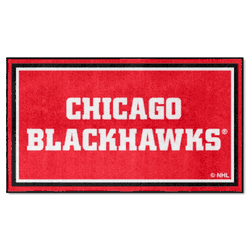 Chicago Blackhawks 3ft. x 5ft. Plush Area Rug
