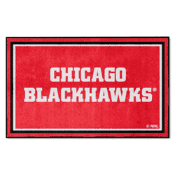 Chicago Blackhawks 4ft. x 6ft. Plush Area Rug