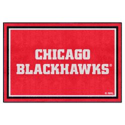 Chicago Blackhawks 5ft. x 8 ft. Plush Area Rug