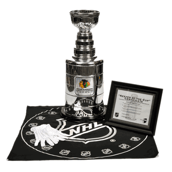 Chicago Blackhawks 6 Time Champions Replica Stanley Cup 25