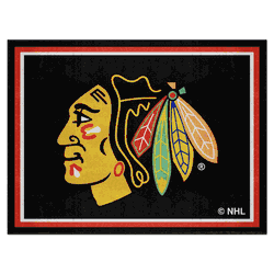Chicago Blackhawks 8ft. x 10 ft. Plush Area Rug