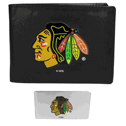 Chicago Blackhawks Bi-fold Wallet & Money Clip
