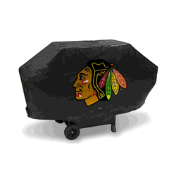 Chicago Blackhawks Black Deluxe Grill Cover