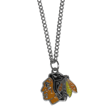 Chicago Blackhawks Chain Necklace with Small Charm