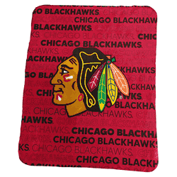 Chicago Blackhawks Classic Fleece Throw