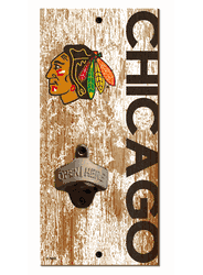 Chicago Blackhawks Distressed Bottle Opener