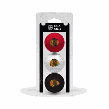 Chicago Blackhawks Golf Balls - 3 Pack